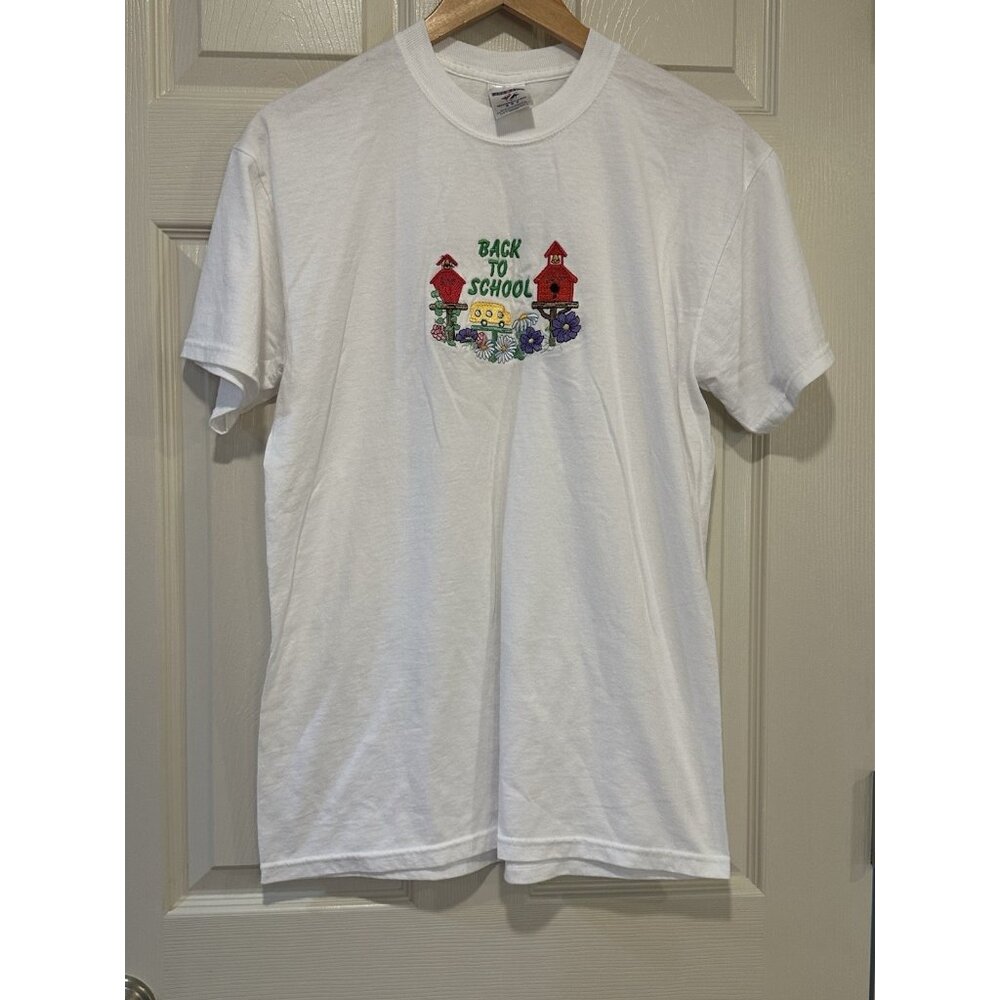 Vintage Jerzees Back To School T Shirt Size‎ M
